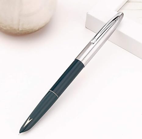 3 PCS Genuine Hero 329 Fountain Pen Fine Nib,Gold Arrow Pattern, Stainless Steel Cap