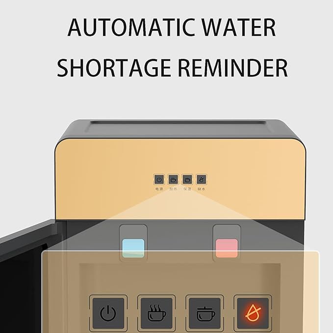 Bottom Loading Waterhot hot and Cold Water dispenser2 TemperaturesAnti-Dry Burning with for Home Office and Other Places Green 12.6in*12.4in*37.4in