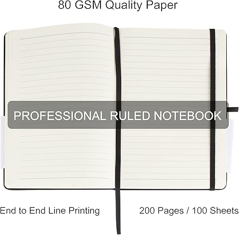 20 Pack Journals for Writing College Ruled Notebooks Journal in Bulk, Hardcover Notebooks (200Pages) for Note Talking, Lined Bullet Journals for Home School Office, 5.7"x8.4"