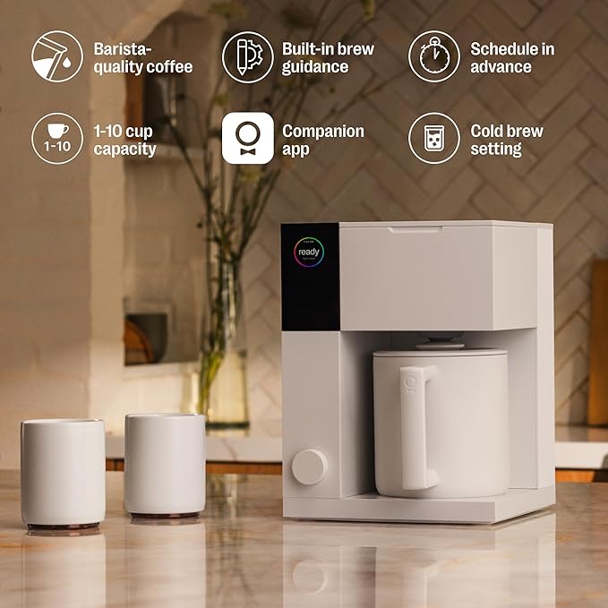 Precision Drip Coffee Maker, Thermal Carafe, Perfect Temperature Control, Bloom Cycle, Single Serve to 10 Cup Capacity