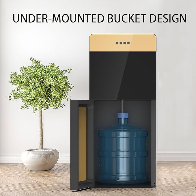 Bottom Loading Waterhot hot and Cold Water dispenser2 TemperaturesAnti-Dry Burning with for Home Office and Other Places Green 12.6in*12.4in*37.4in