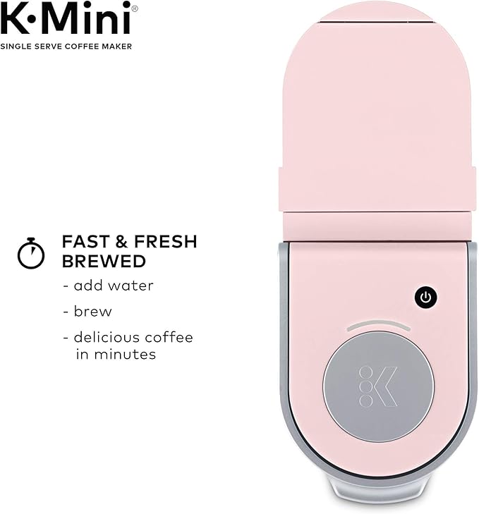 Single Serve K-Cup Pod Coffee Maker, 6 to 12oz Brew size, with Cord Storage, Perfect for Small Spaces
