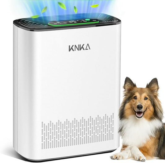 Air Purifiers for Home Large Room Bedroom Up to 2325 Ft², Washable Filters, Air Quality Monitor, Turbo Mode, Auto & Sleep Modes, HEPA Air Cleaner for Smoke, Dust, Pet Hair, Pollen